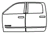 Door Kit pattern for the 2019 RAM 3500