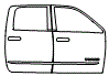 Door Kit pattern for the 2019 RAM 3500