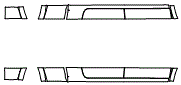 Rocker Panel Kit pattern for the 2026 RAM 3500