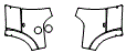 Rear Wheel Impact Area Kit pattern for the 2026 RAM 3500