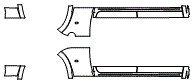 Rocker Panel Kit pattern for the 2013 Dodge Ram
