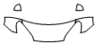 Hood, Fender and Mirror Kit pattern for the 2021 RAM Promaster City