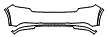 Bumper Kit pattern for the 2016 Dodge Durango