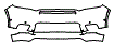 Bumper Kit pattern for the 2020 Dodge Durango