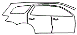 Door and Rear Fender Kit pattern for the 2026 Dodge Durango