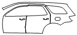 Door and Rear Fender Kit pattern for the 2026 Dodge Durango