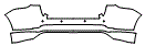Rear Bumper Kit pattern for the 2026 Dodge Durango