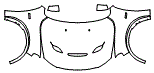 Full Hood, Fender and Mirror Kit pattern for the 2021 Dodge Durango