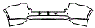 Rear Bumper Kit pattern for the 2026 Dodge Durango