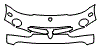 Bumper Kit pattern for the 1996 Dodge Viper