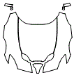 Full Hood and Mirror Kit pattern for the 2016 SRT Viper