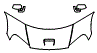 Hood, Fender and Mirror Kit pattern for the 2006 Dodge Viper