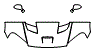 Hood, Fender and Mirror Kit pattern for the 2008 Dodge Viper