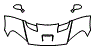 Hood, Fender and Mirror Kit pattern for the 2008 Dodge Viper