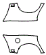 Rear Fender Kit pattern for the 2006 Dodge Viper