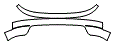 Rear Bumper Kit pattern for the 2006 Dodge Viper