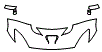Hood and Mirror Kit pattern for the 2016 SRT Viper