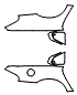 Rear Fender Kit pattern for the 2016 SRT Viper