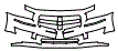 Grille, Upper Bumper and Lower Bumper Kit pattern for the 2008 Dodge Magnum