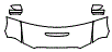 Hood, Fender and Mirror Kit pattern for the 2013 SRT Charger SRT