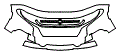 Bumper pattern for the 2016 Dodge Charger