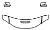 Hood, Fender and Mirror Kit pattern for the 2016 Dodge Charger
