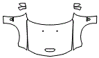 Full Hood, Fender and Mirror Kit pattern for the 2008 Dodge Charger