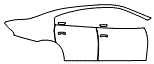 Door and Rear Fender Kit pattern for the 2016 Dodge Charger