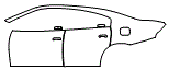 Door and Rear Fender Kit pattern for the 2016 Dodge Charger