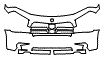 Grille and Bumper Kit pattern for the 2008 Dodge Charger