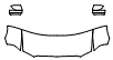 Hood, Fender and Mirror Kit pattern for the 2013 SRT Charger SRT Super Bee