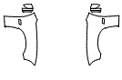Full Fender and Mirror Kit pattern for the 2013 SRT Charger SRT