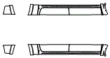 Rocker Panel Kit pattern for the 2013 Dodge Ram