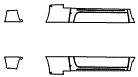 Rocker Panel Kit pattern for the 2013 Dodge Ram