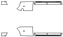Rocker Panel Kit pattern for the 2013 Dodge Ram