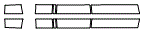 Rocker Panel Kit pattern for the 2008 Dodge Ram