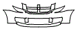 Grille and Bumper Kit pattern for the 2008 Dodge Caliber