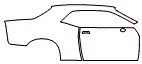 Door and Rear Fender Kit pattern for the 2023 Dodge Challenger