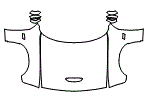 Full Hood, Fender and Mirror Kit pattern for the 2015 Dodge Challenger