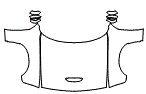 Full Hood, Fender and Mirror Kit pattern for the 2023 Dodge Challenger
