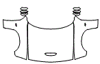 Full Fender, Full Hood and Mirror Kit pattern for the 2023 Dodge Challenger