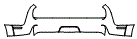 Rear Bumper Kit pattern for the 2023 Dodge Challenger