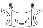 Full Hood, Fender and Mirror Kit pattern for the 2023 Dodge Challenger