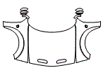 Full Hood, Fender and Mirror Kit pattern for the 2023 Dodge Challenger