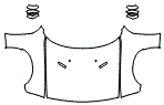 Full Hood, Fender and Mirror Kit pattern for the 2013 SRT Challenger SRT