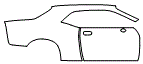 Door, Rear Fender and Door Handle Kit pattern for the 2013 SRT Challenger SRT