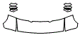 Hood, Fender and Mirror Kit pattern for the 2023 Dodge Challenger