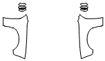 Full Fender and Mirror Kit pattern for the 2023 Dodge Challenger