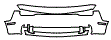 Bumper Kit pattern for the 2023 Dodge Challenger