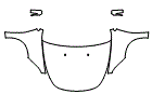 Full Hood, Fender and Mirror Kit pattern for the 2017 Dodge Dart